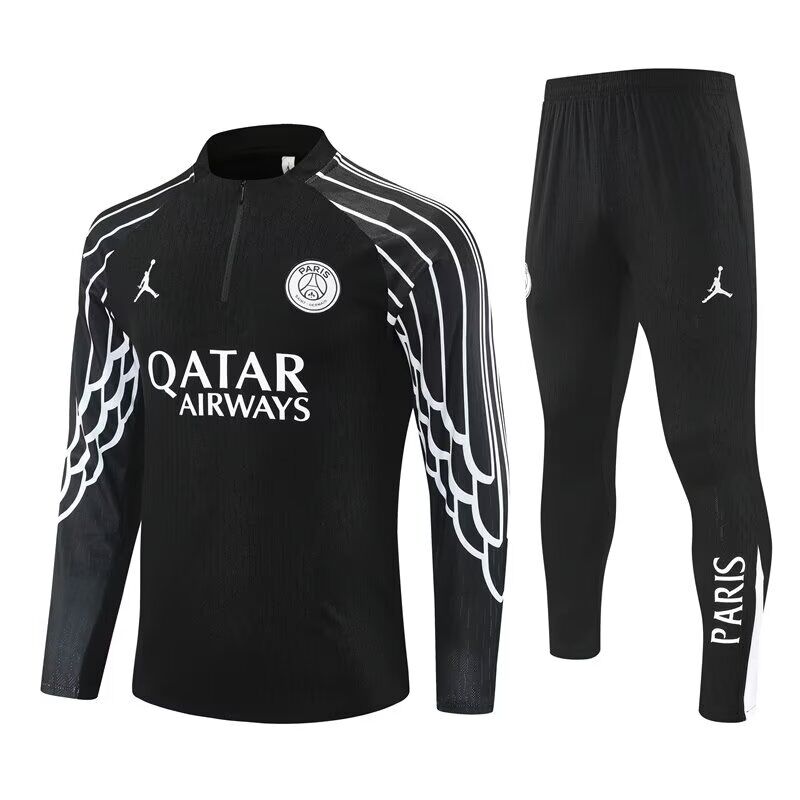 AAA Quality Paris St Germain 25/26 Tracksuit - Black